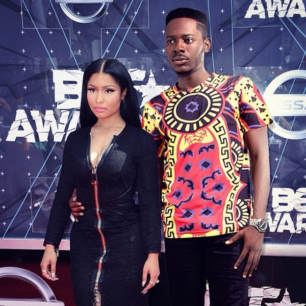 Adekunle Gold at the BETs with Nikki Minaj